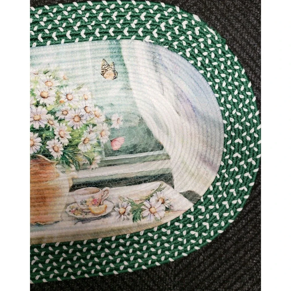 Oval Braided Kitchen Accent Rug (20